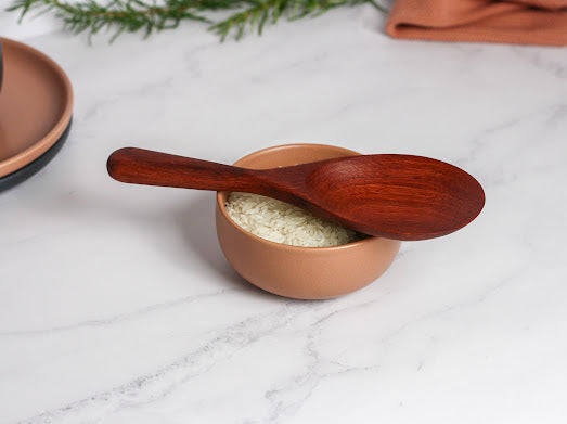Handcrafted Jarrah Rice Spoon - Made from Western Australian Hardwood